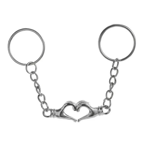 Freundschaft Schlüsselanhänger Herz Hände 2 Stück