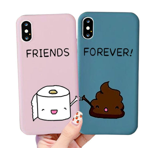 Freundschafts-Handyhülle für 2 Personen BFF (iPhone)