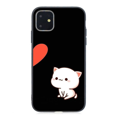 Freundschafts Handyhülle Für zwei Personen (Katze)