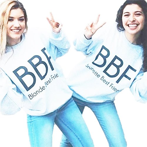 Freundschafts Pullover 2 Personen BFF
