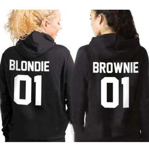 Freundschafts Pullover Blonde Brunette