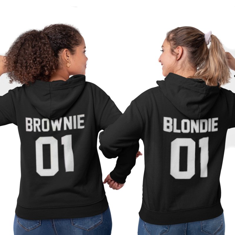 Freundschafts Pullover Blonde Brunette