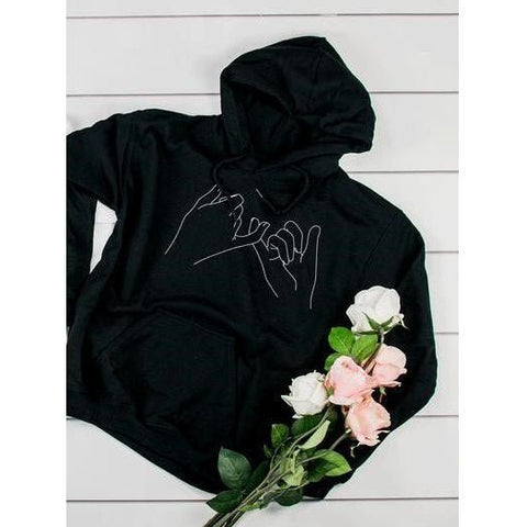 Freundschafts Pullover Das Wort des kleinen Fingers