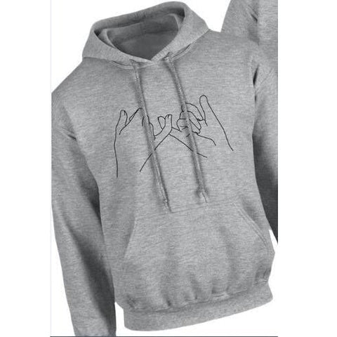 Freundschafts Pullover Das Wort des kleinen Fingers