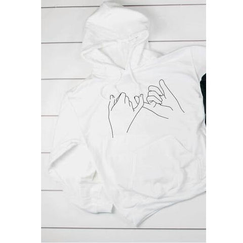 Freundschafts Pullover Das Wort des kleinen Fingers