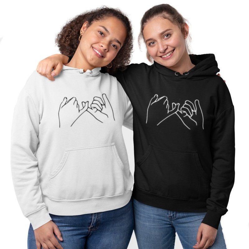 Freundschafts Pullover Das Wort des kleinen Fingers