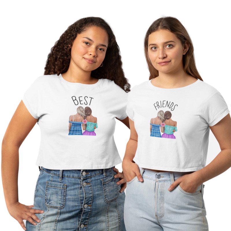Freundschafts T-Shirts Beste Freunde Blondine Brünette