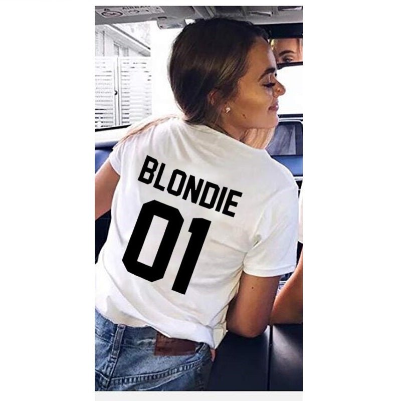 Freundschafts-T-Shirts Blondie Brownie