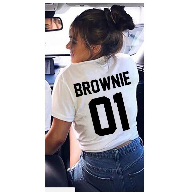 Freundschafts-T-Shirts Blondie Brownie
