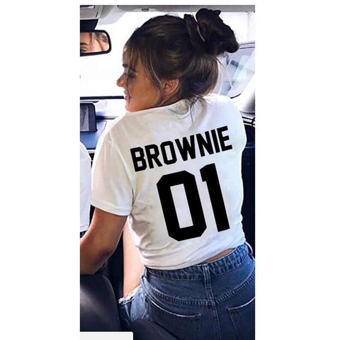 Freundschafts-T-Shirts Blondie Brownie