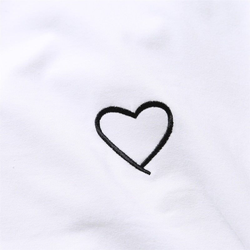 Freundschafts T-Shirts Femme Petit Coeur