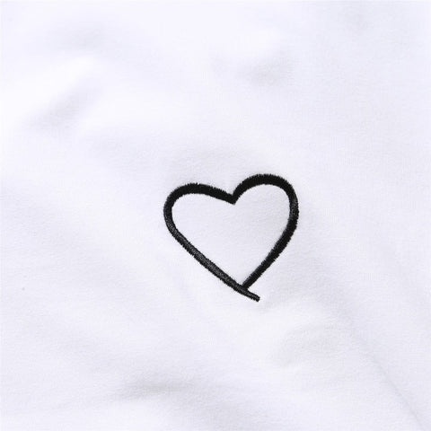 Freundschafts T-Shirts Femme Petit Coeur