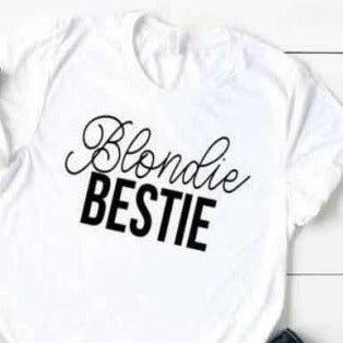 Freundschafts T-Shirts Frau Blonde Brune BFF