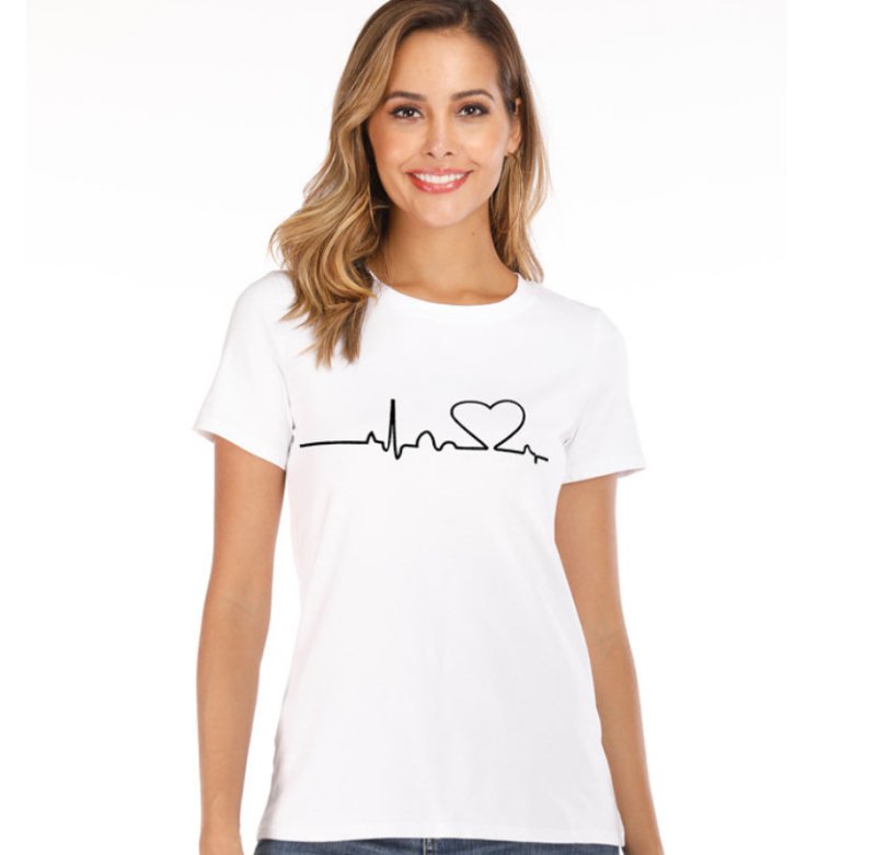 Freundschafts T-Shirts Herzfrequenz