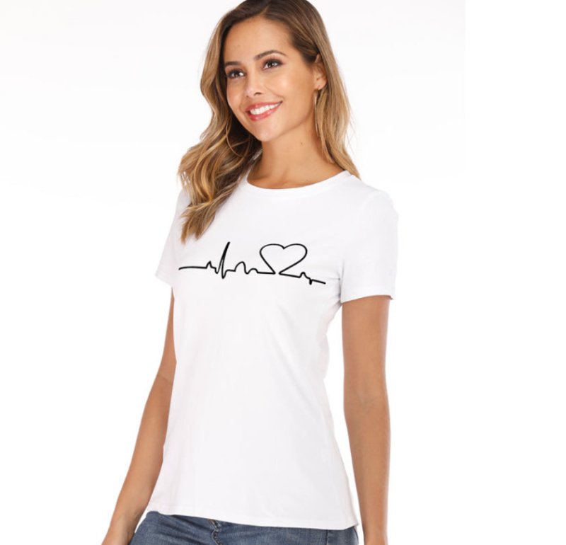 Freundschafts T-Shirts Herzfrequenz