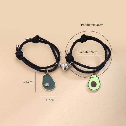 Freundschaftsarmbänder Avocado (für 2 Personen)