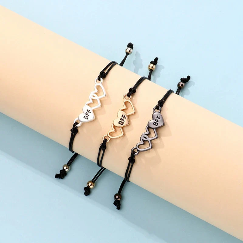 Freundschaftsarmbänder für 3 Personen BFF