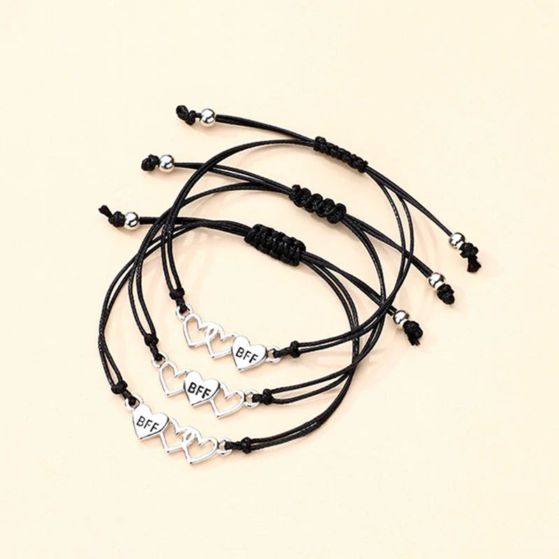 Freundschaftsarmbänder für 3 Personen BFF