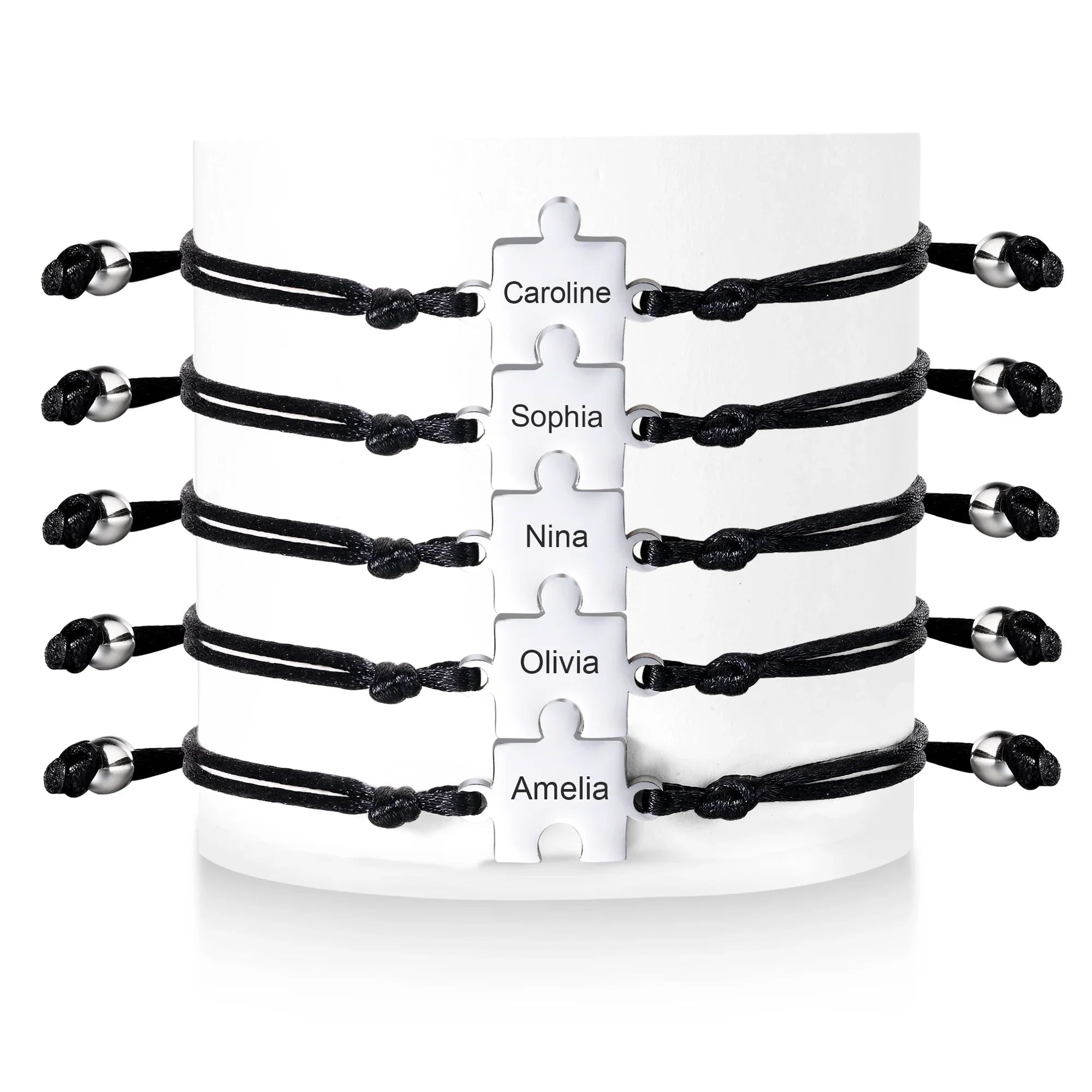 Freundschaftsarmbänder Personalisierbares Puzzle (2 bis 5 Teile)