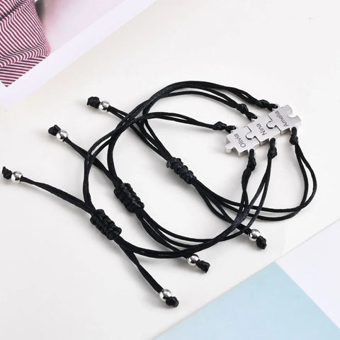 Freundschaftsarmbänder Personalisierbares Puzzle (2 bis 5 Teile)