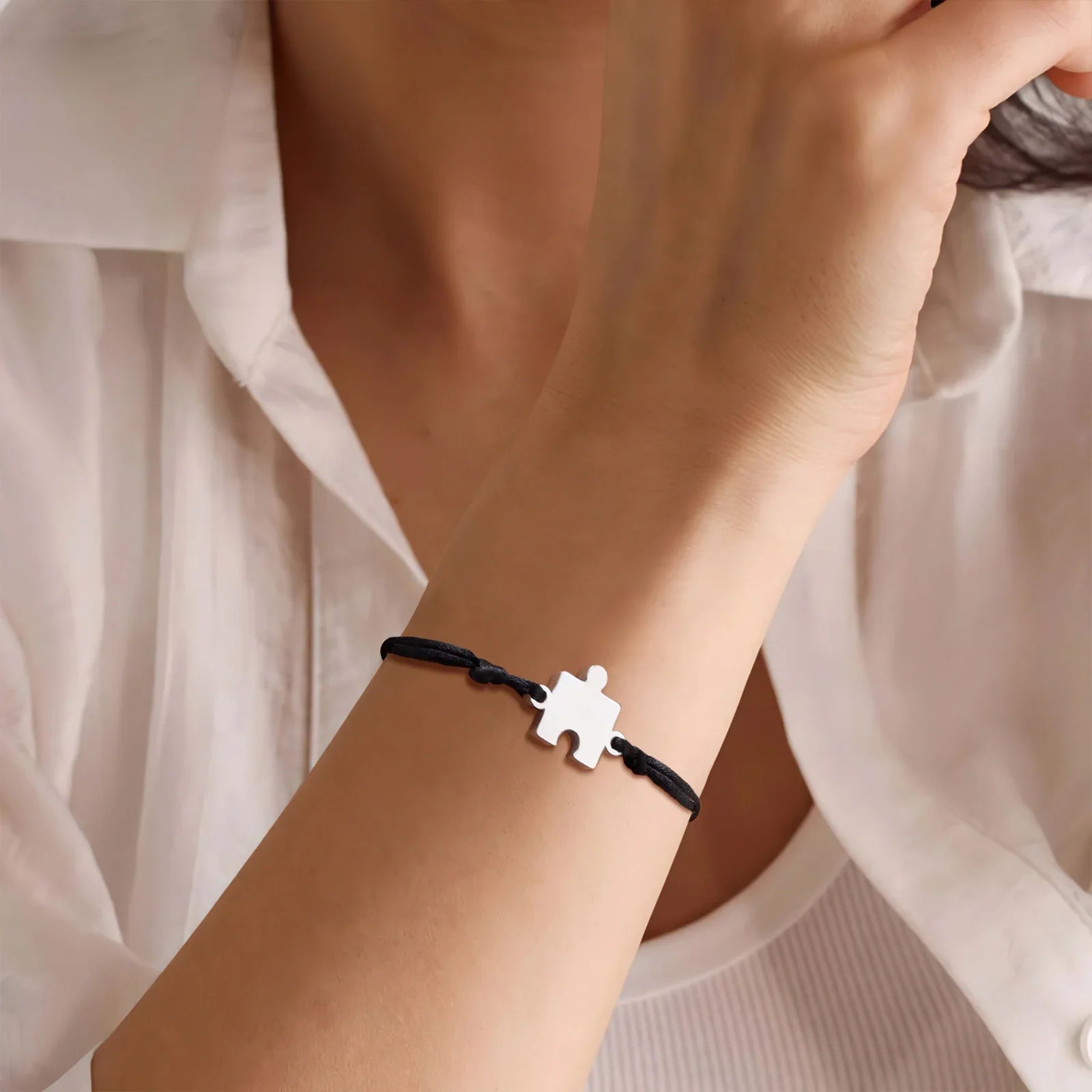 Freundschaftsarmbänder Personalisierbares Puzzle (2 bis 5 Teile)