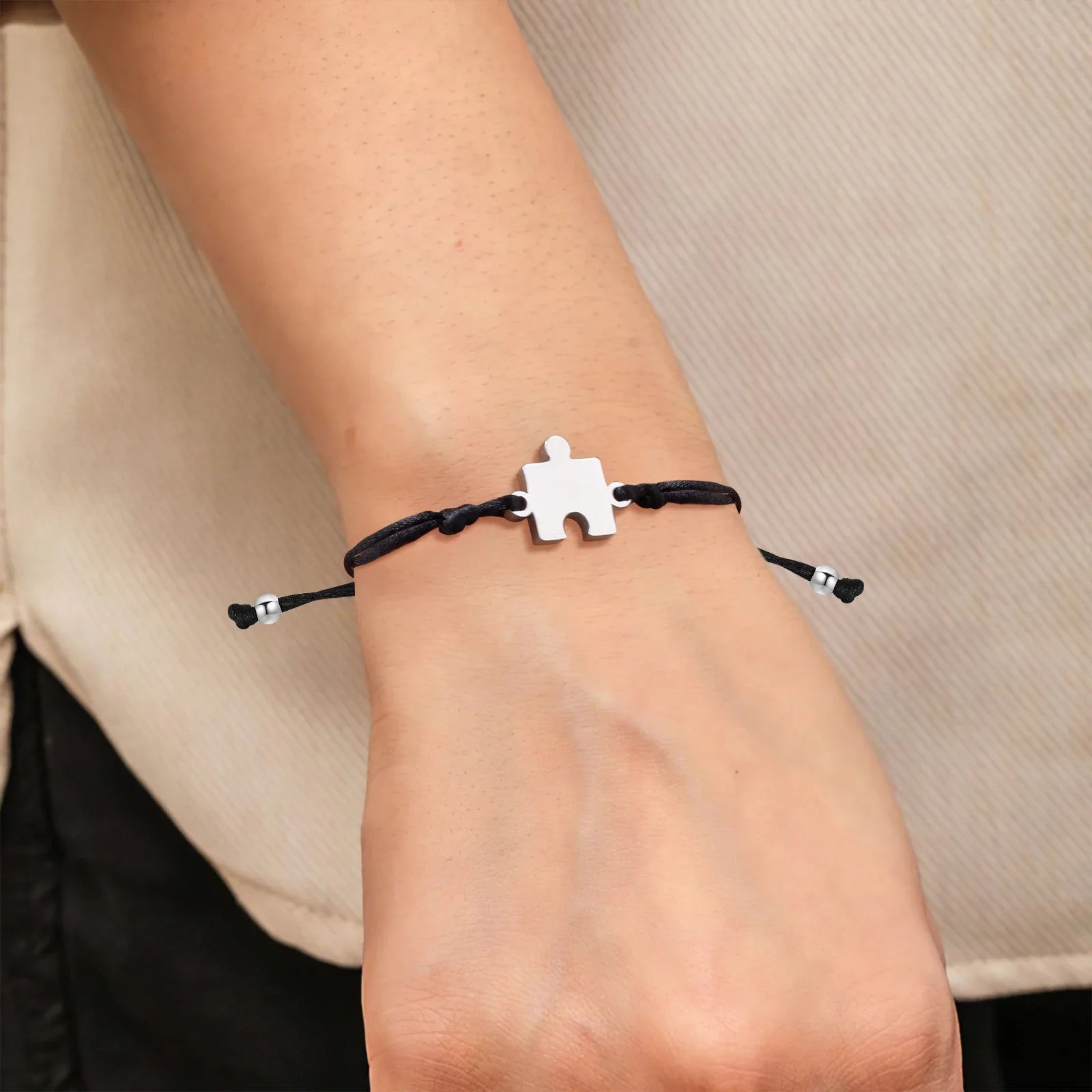 Freundschaftsarmbänder Personalisierbares Puzzle (2 bis 5 Teile)