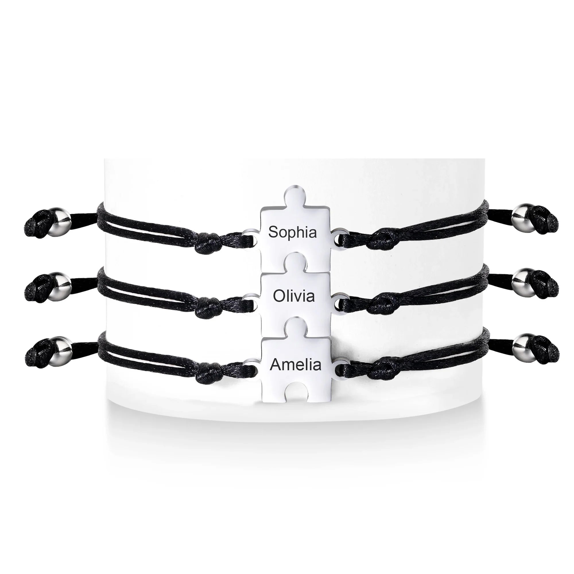 Freundschaftsarmbänder Personalisierbares Puzzle (2 bis 5 Teile)
