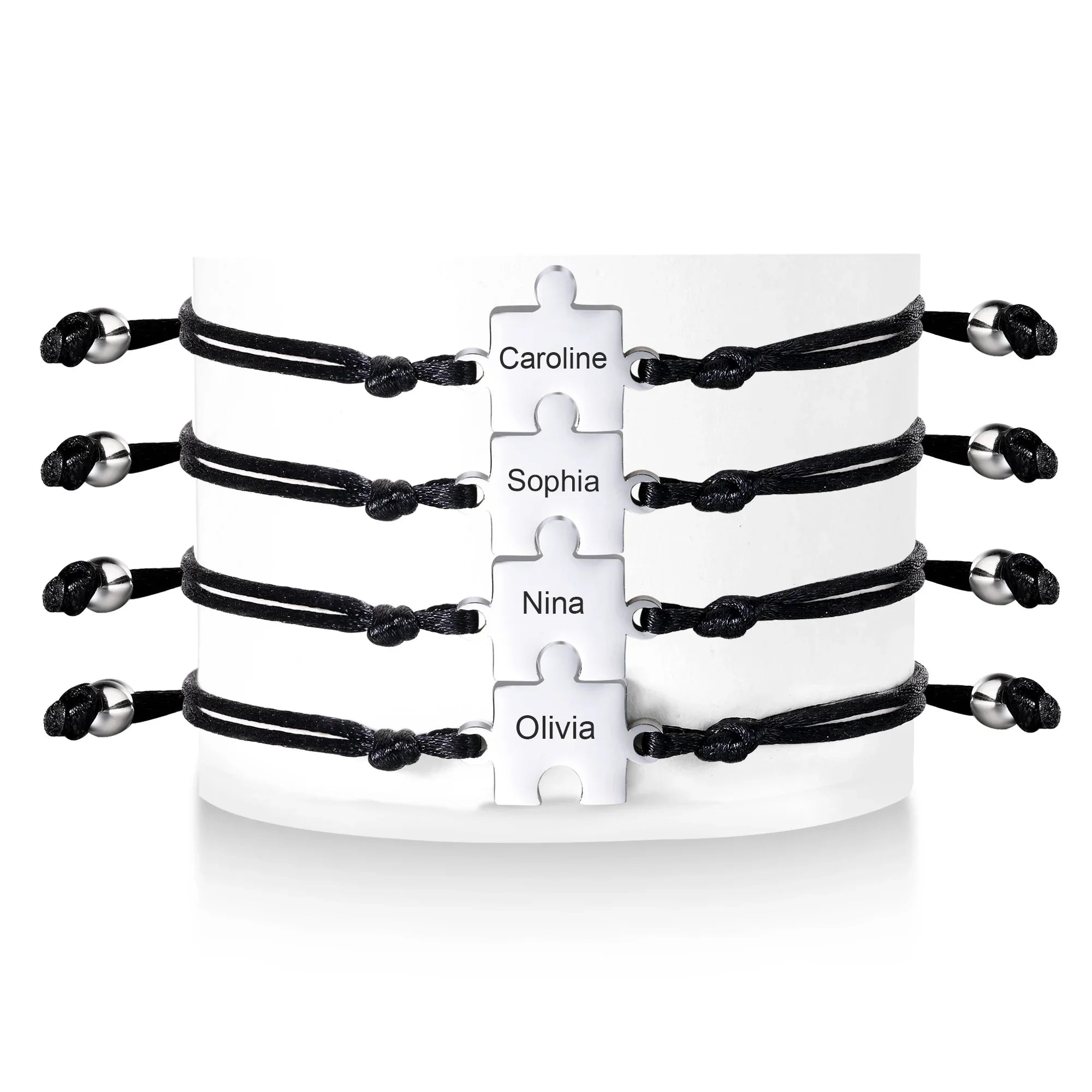 Freundschaftsarmbänder Personalisierbares Puzzle (2 bis 5 Teile)