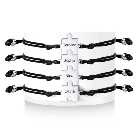 Freundschaftsarmbänder Personalisierbares Puzzle (2 bis 5 Teile)