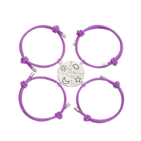 Freundschaftsarmbänder Sonne Mond Stern Wolke 4 für