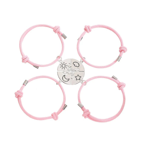 Freundschaftsarmbänder Sonne Mond Stern Wolke 4 für