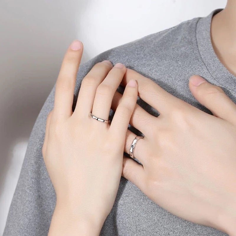 Freundschaftsringe Doppelte Sonne Mond