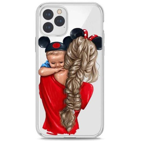 Handyhülle Familie Mutter und Baby (iPhone)