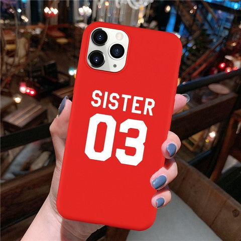 Handyhülle Familie Schwester (iPhone)