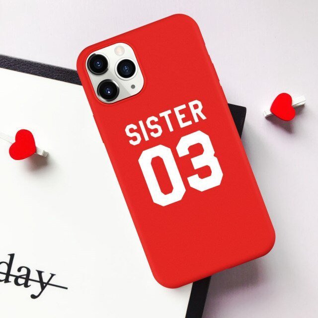 Handyhülle Familie Schwester (iPhone)