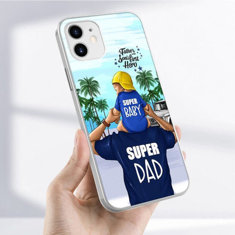 Handyhülle Familie Super Dad (iPhone)