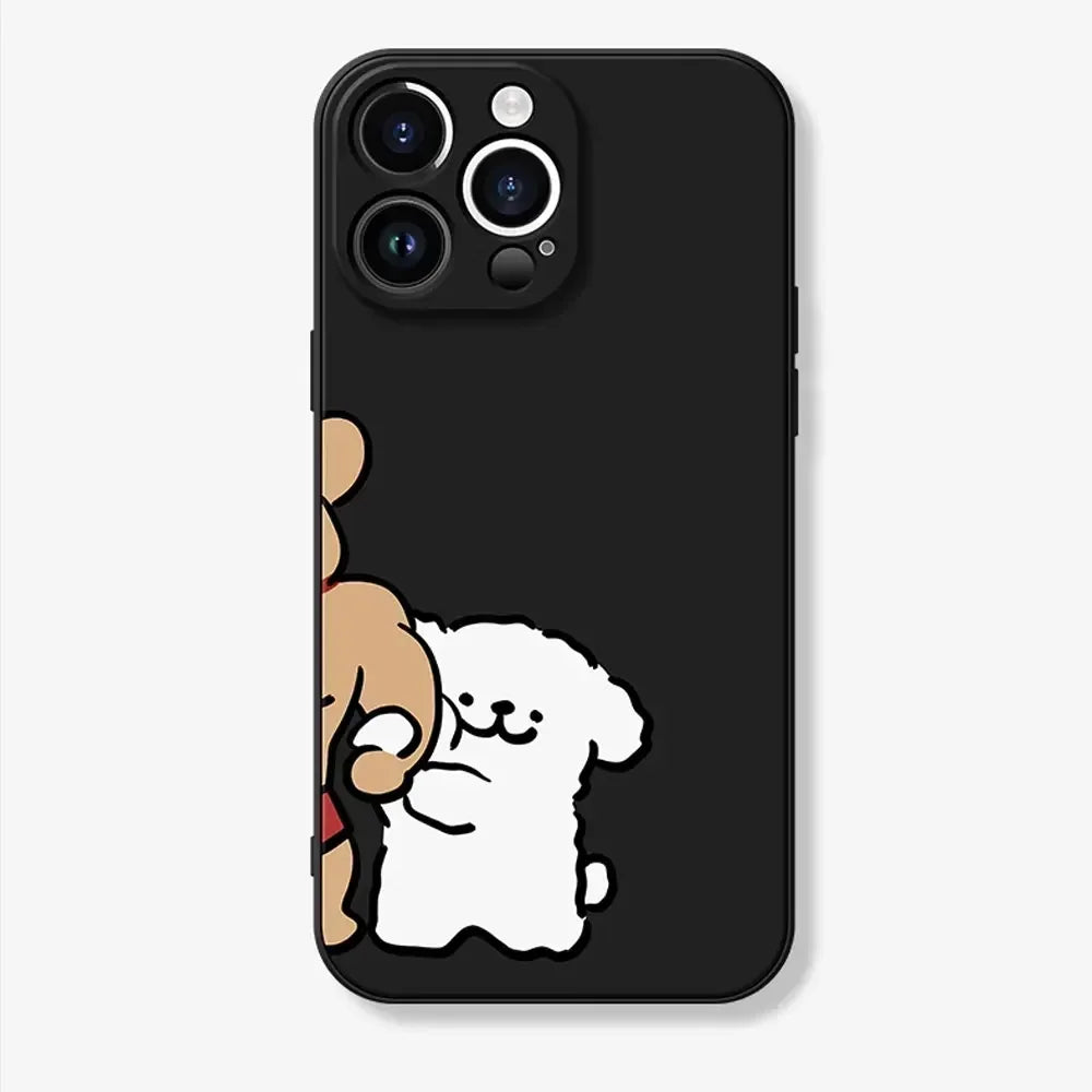 Handyhüllen für Paare iPhone- Cartoon