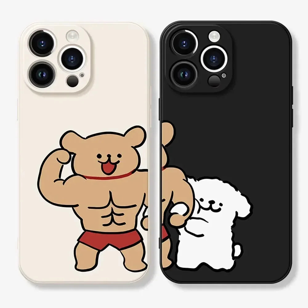 Handyhüllen für Paare iPhone- Cartoon
