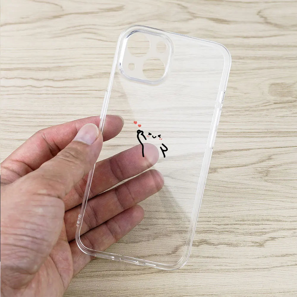 Handyhüllen für Paare iPhone Täuschender Effekt Logo