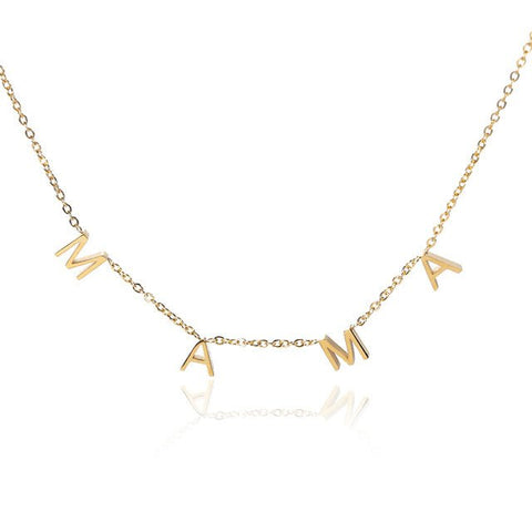 Mutter Tochter Kette Buchstabe