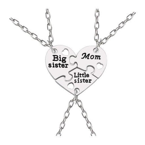 Mutter Tochter Kette Edelstahl
