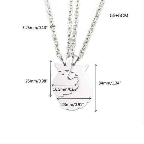 Mutter Tochter Kette Fuchs, für 2 Personen