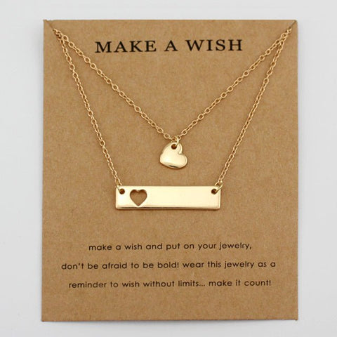 Mutter Tochter Kette Getrennte Herzspitze