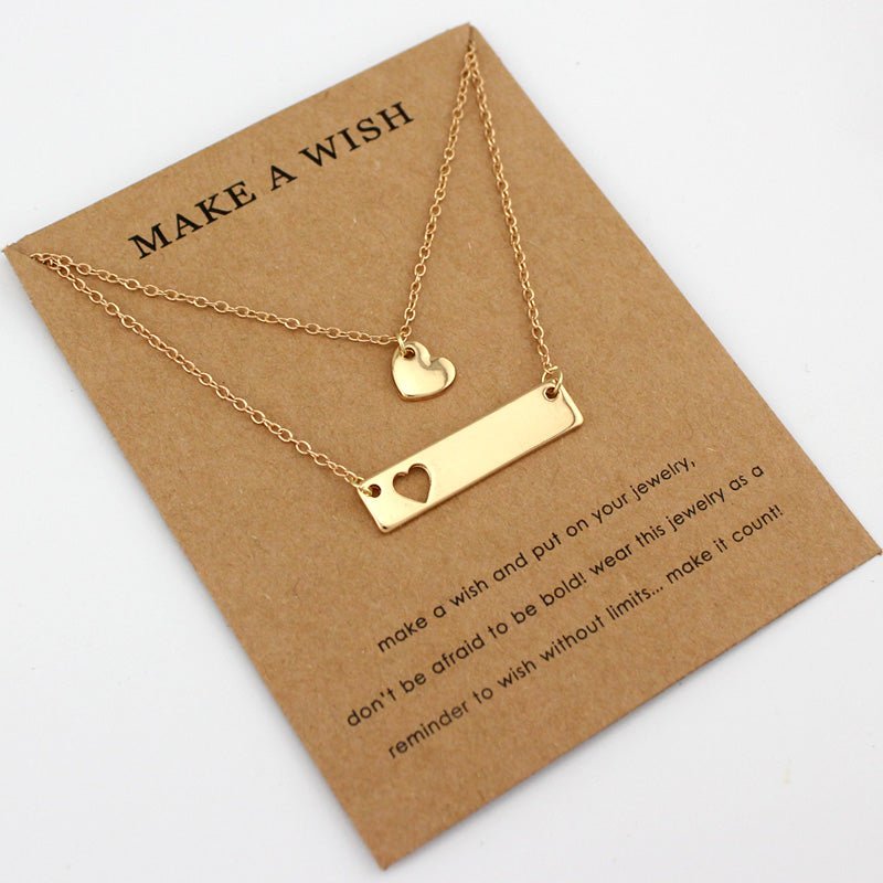 Mutter Tochter Kette Getrennte Herzspitze