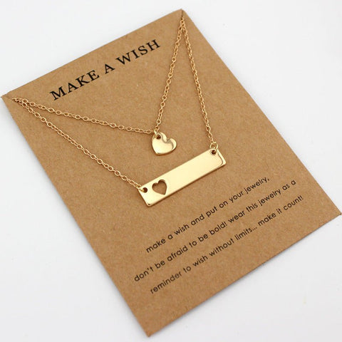 Mutter Tochter Kette Getrennte Herzspitze