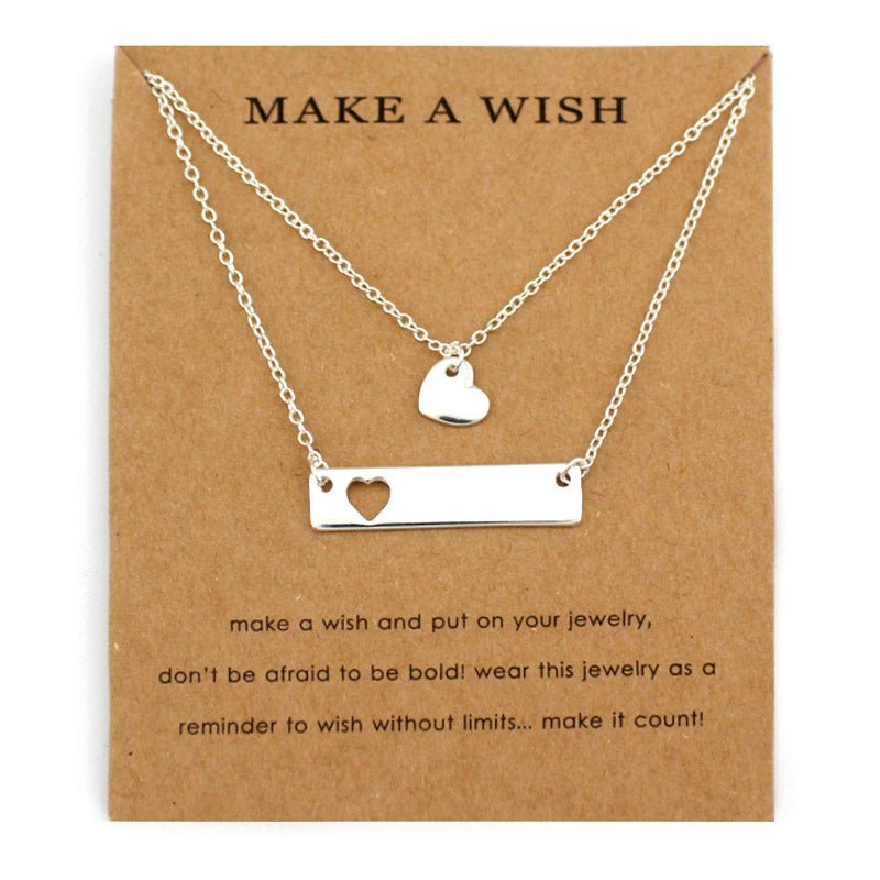 Mutter Tochter Kette Getrennte Herzspitze