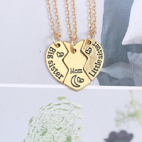 Mutter Tochter Kette Gold (Edelstahl)