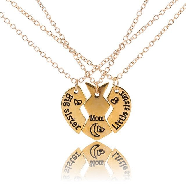 Mutter Tochter Kette Gold (Edelstahl)