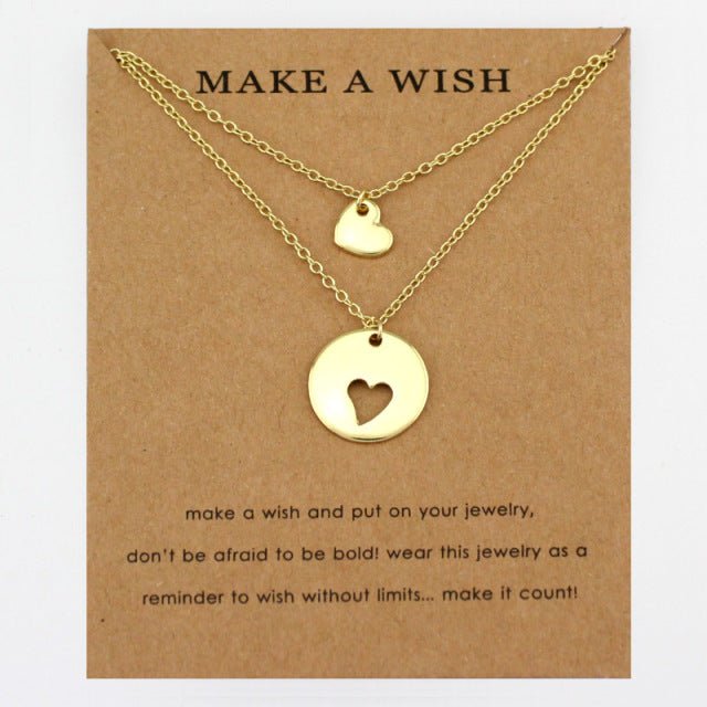 Mutter Tochter Kette Kombinierbar (Herz)