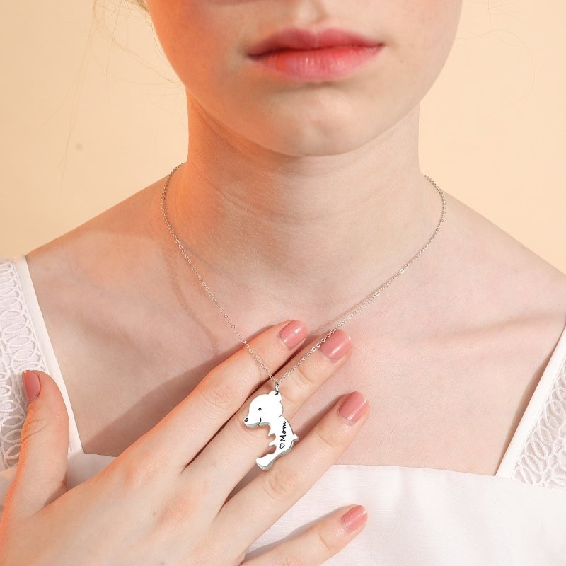 Mutter Tochter Kette Maman Bär